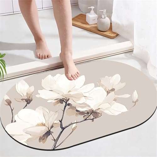 Badematte, weiche Badezimmermatte, rutschfest, weiße Badematte, Badewannen-Duschmatte, saugfähig, schnell trocknend, Stein-Badematte, rutschfest, Anti-Schimmel, 99 x 159 cm, große Badematten-Teppiche, Badematte, weiche Badezimmermatte, rutschfest, weiße Badematte, Badewannen-Duschmatte, saugfähig, schnell trocknend, Stein-Badematte, rutschfest, Anti-Schimmel, 99 x 159 cm, große Badematten-Teppiche, von HGDNNDEOP