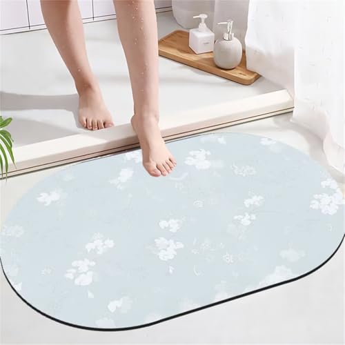 Badematte, weiche Badezimmermatte, rutschfest, weiße Badematte, Badewannen-Duschmatte, saugfähig, schnell trocknend, Stein-Badematte, rutschfest, Anti-Schimmel, 99 x 159 cm, große Badematten-Teppiche, Badematte, weiche Badezimmermatte, rutschfest, weiße Badematte, Badewannen-Duschmatte, saugfähig, schnell trocknend, Stein-Badematte, rutschfest, Anti-Schimmel, 99 x 159 cm, große Badematten-Teppiche, von HGDNNDEOP