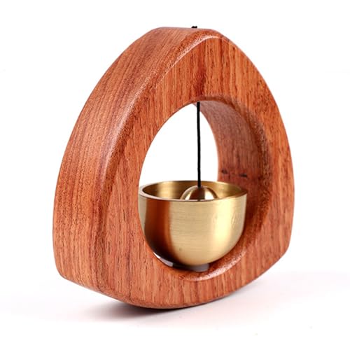 Decorative Shopkeepers Bell,Wood Door Chime, Türklingel aus Holz im Schiffsstil mit Saugnapf, Braun, 7,8 x 2,3 cm Decorative Shopkeepers Bell,Wood Door Chime, Türklingel aus Holz im Schiffsstil mit Saugnapf, Braun, 7,8 x 2,3 cm von HGDNNDEOP