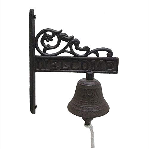 Decorative Shopkeepers Bell,Wood Door Chime, Türklingel zur Wandmontage im Schiffsstil, Eisen, 18 x 15 cm Decorative Shopkeepers Bell,Wood Door Chime, Türklingel zur Wandmontage im Schiffsstil, Eisen, 18 x 15 cm von HGDNNDEOP