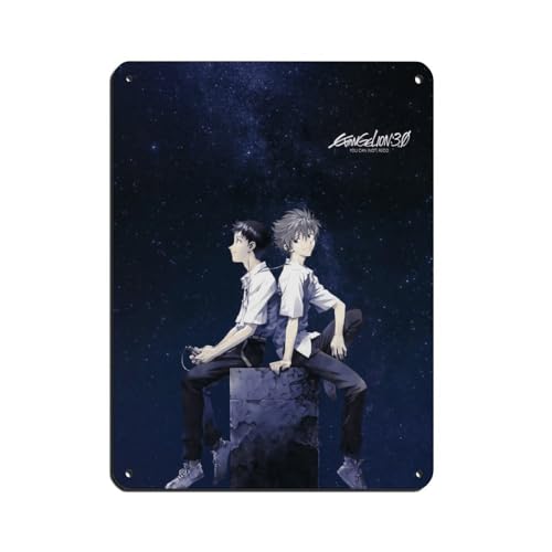 HGEIK Anime Neon Genesis Evanglion Poster Shinji und Kaworu Poster Blechschild Vintage Metall Pub Club Cafe Bar Home Wandkunst Dekoration Poster Retro 30 x 40 cm HGEIK Anime Neon Genesis Evanglion Poster Shinji und Kaworu Poster Blechschild Vintage Metall Pub Club Cafe Bar Home Wandkunst Dekoration Poster Retro 30 x 40 cm von HGEIK