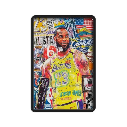 HGEIK LeBron James Poster, 11, Retro-Poster, Metall-Blechschild, schicke Kunst, Retro, Eisenmalerei, Bar, Menschen, Höhle, Café, Familie, Garage, Poster, Wanddekoration, 20 x 30 cm HGEIK LeBron James Poster, 11, Retro-Poster, Metall-Blechschild, schicke Kunst, Retro, Eisenmalerei, Bar, Menschen, Höhle, Café, Familie, Garage, Poster, Wanddekoration, 20 x 30 cm von HGEIK