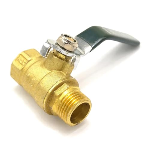 1/2" Female To 1/2" Male Brass Ball Valve With Handle Pn 0.8 Mpa For Air Gas Water Fuel von HGETJOHXEM