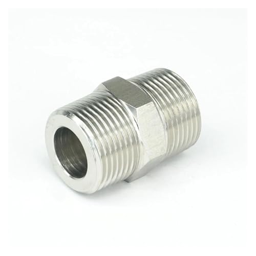1" BSPT Male to 1" BSPT Male Threaded 304 Stainless Steel Pipe Fitting Connector Adapter 250bar 1" BSPT Male to 1" BSPT Male Threaded 304 Stainless Steel Pipe Fitting Connector Adapter 250bar von HGETJOHXEM