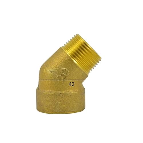 3/4" BSPP Female To Male Brass 45 Degree Elbow Pipe Fitting Coupler Connector Water Gas Oil von HGETJOHXEM