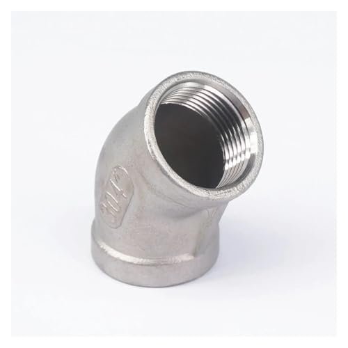 3/4" Female Thread 304 Stainless Steel 45 Degree Elbow Pipe Fitting Connector water oil air 3/4" Female Thread 304 Stainless Steel 45 Degree Elbow Pipe Fitting Connector water oil air von HGETJOHXEM