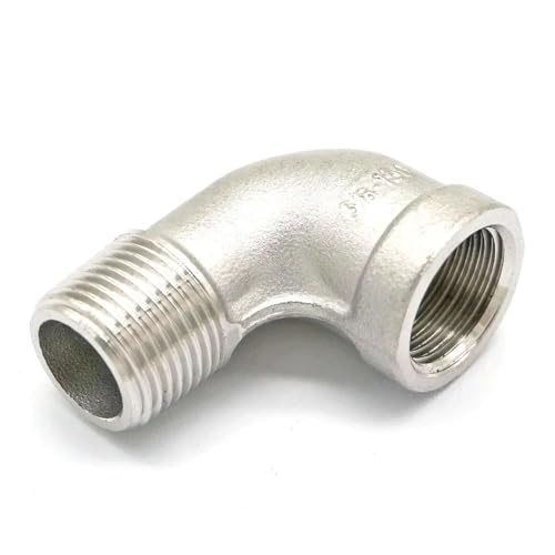 3/8" BSP Female to Male Thread 304 Stainless Steel 90 Degree Elbow Connector Pipe Fitting water oil air von HGETJOHXEM