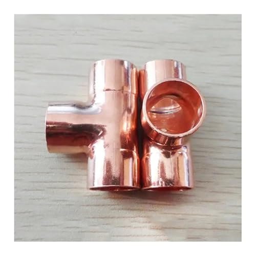 38mm Inner Dia x1.2mm Thickness Copper Equal Tee Socket Weld End Feed Coupler Plumbing Fitting Water Gas Oil von HGETJOHXEM