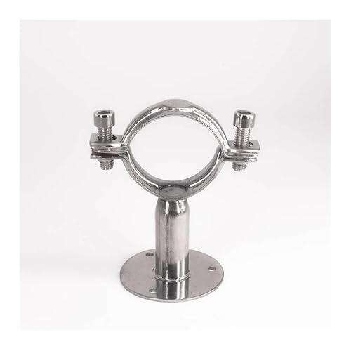 48-51mm 2" 51mm Pipe Hanger Bracket Clamp Support Clip With Base Plate 304 Stainless Steel For Beer Brewing L=50mm von HGETJOHXEM