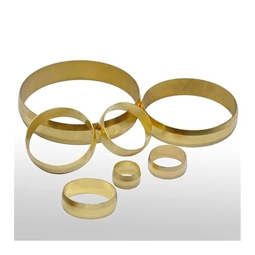 5 PCS Fit 35mm Tube OD BrassFerrule Ring For Compression Union 5 PCS Fitting Water Gas Oil von HGETJOHXEM