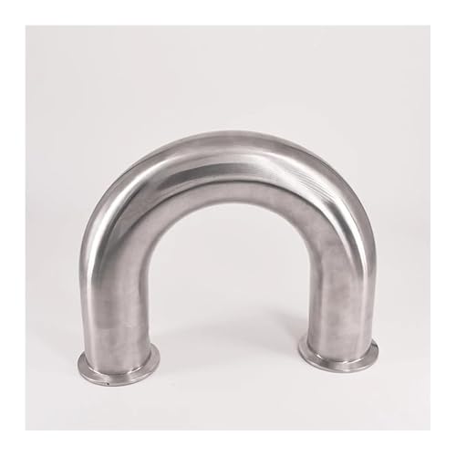 51mm 2" Pipe OD 2" Tri Clamp U Shaped 180 Degree Bend SUS 304 Stainless Fitting Spliter Homebrew Beer von HGETJOHXEM