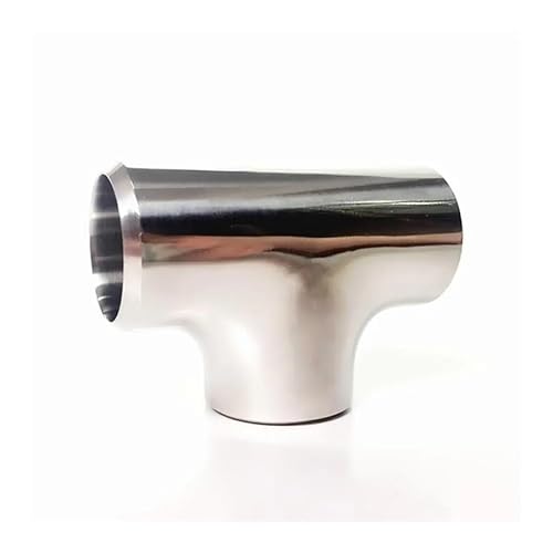 76mm 3" Pipe OD Butt Thicken 3mm Tee 3 Way Splitter SUS 304 Stainless Steel Fitting Spliter Homebrew Beer Wine von HGETJOHXEM