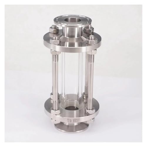 Fit Tube OD 25mm Tri Clamp 1.5" 304 Stainless Steel Fitting Flow Sight Glass For Homebrew von HGETJOHXEM