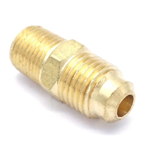 SAE Flare Thread 7/16"-20 UNF To 1/8" NPT Male Fit Tube OD 1/4" Hex Brass SAE 45 Degree Pipe Fitting Adapters 1000PSI SAE Flare Thread 7/16"-20 UNF To 1/8" NPT Male Fit Tube OD 1/4" Hex Brass SAE 45 Degree Pipe Fitting Adapters 1000PSI von HGETJOHXEM