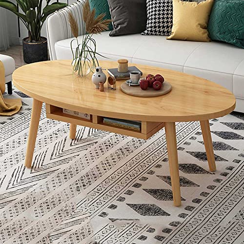 Moderner Industrie-Couchtisch, oval, schlichter, blauer Mitteltisch für Wohnzimmer, Beistelltisch oder Sofatisch – mit einzigartigem Design und stabiler Konstruktion. von HGFE