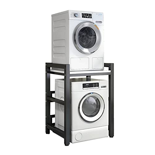 Verstellbarer Trocknerständer – tragbares Stapelset für Frontlader, Waschmaschine und Wäschetrockner – 400 kg Tragkraft – Aufbewahrungsregal für die Waschmaschine – maximieren Sie Ihren Waschraum von HGFE