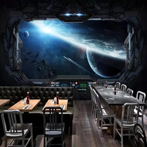 HGFHGD Wandbild 3D Wohnzimmer Dekoration Tapete Raumschiff Raumkapsel Innenwandkunst PVC selbstklebende Aufkleber Malerei HGFHGD Wandbild 3D Wohnzimmer Dekoration Tapete Raumschiff Raumkapsel Innenwandkunst PVC selbstklebende Aufkleber Malerei von HGFHGD