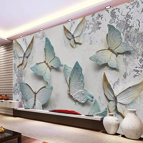HGFHGD Wandbild 3D Wohnzimmer Dekoration Tapete Schmetterling dreidimensionales Relief Innenwandkunst PVC selbstklebende Aufkleber Malerei HGFHGD Wandbild 3D Wohnzimmer Dekoration Tapete Schmetterling dreidimensionales Relief Innenwandkunst PVC selbstklebende Aufkleber Malerei von HGFHGD