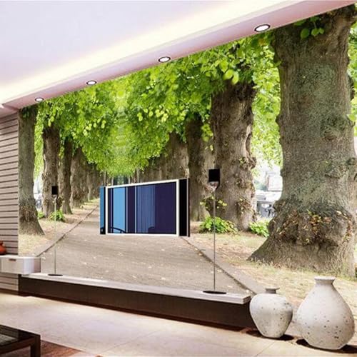 HGFHGD Wandbild 3D Wohnzimmer Dekoration Tapete Waldstraße großer Baum Innenwandkunst PVC selbstklebende Aufkleber Malerei HGFHGD Wandbild 3D Wohnzimmer Dekoration Tapete Waldstraße großer Baum Innenwandkunst PVC selbstklebende Aufkleber Malerei von HGFHGD
