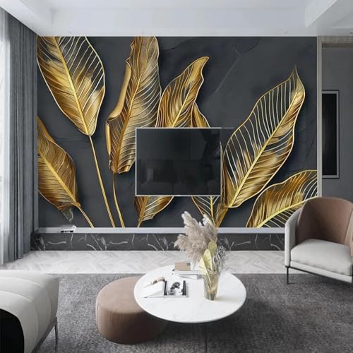 HGFHGD Wandbild 3d Wohnzimmer Dekorative Tapete Abstrakte Vintage Blattgold Innenwandkunst PVC Selbstklebende Papiermalerei HGFHGD Wandbild 3d Wohnzimmer Dekorative Tapete Abstrakte Vintage Blattgold Innenwandkunst PVC Selbstklebende Papiermalerei von HGFHGD