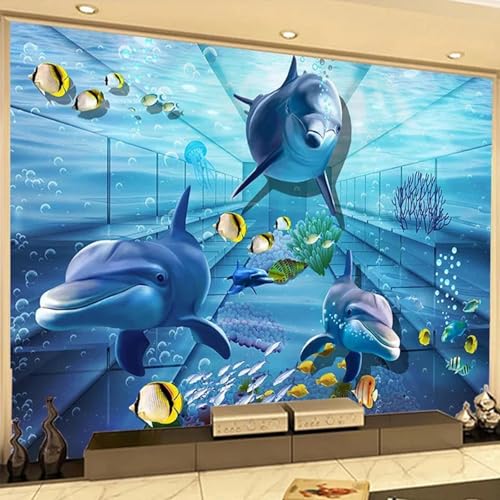 HGFHGD Wandbild 3d Wohnzimmer Dekorative Tapete Unterwasser Hai Delphin Indoor Wandkunst PVC Selbstklebende Papiermalerei HGFHGD Wandbild 3d Wohnzimmer Dekorative Tapete Unterwasser Hai Delphin Indoor Wandkunst PVC Selbstklebende Papiermalerei von HGFHGD