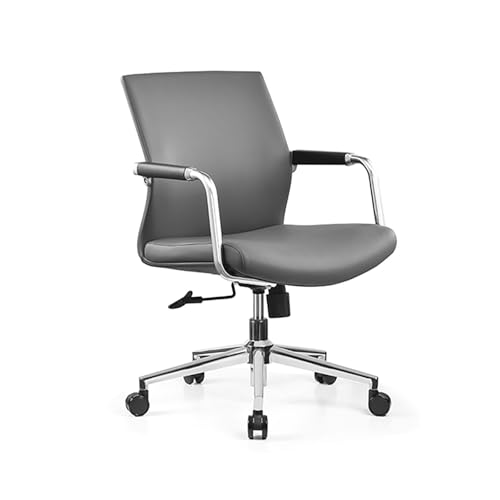 HGFVNFVKHA Ergonomischer Bürostuhl mit Schrägem Sitzkissen, Abnehmbare Armlehnen, Schreibtischstuhl für Studenten, Komfortabler Chefsessel(Gray) von HGFVNFVKHA