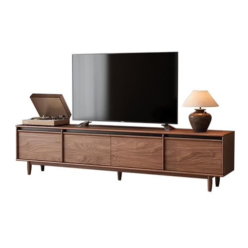HGFVNFVKHA TV Board für Wohnzimmer, TV Table mit Schubladen und Kabeldurchlässen, Breiter Fernsehständer für mehr Stauraum im Wohnzimmer(63.0in/160cm) von HGFVNFVKHA