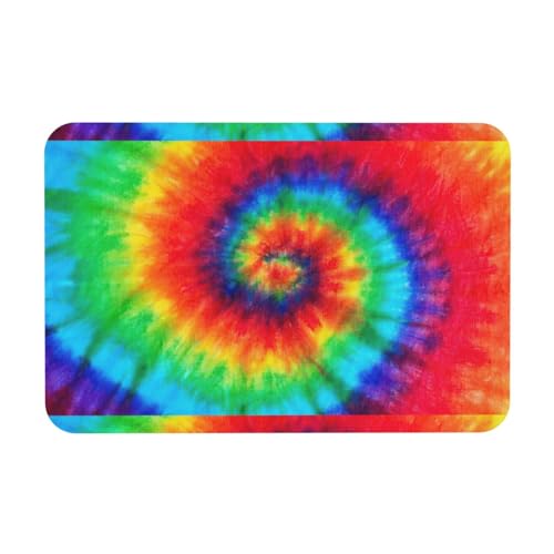 HGFVY Badematte mit Batikmotiv, Hippie-Druck, Kieselgur, rutschfeste Duschmatte für Küche, Badezimmer, Boden, leicht zu reinigen HGFVY Badematte mit Batikmotiv, Hippie-Druck, Kieselgur, rutschfeste Duschmatte für Küche, Badezimmer, Boden, leicht zu reinigen von HGFVY