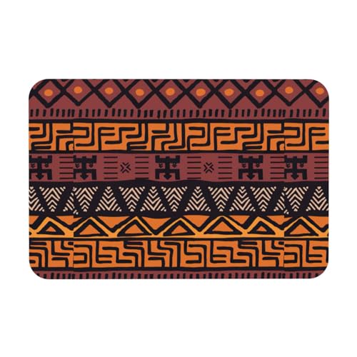 HGFVY Badematte mit afrikanischem Schlammstoff, Tribal-Druck, Kieselgur Matte, rutschfeste Duschmatte für Küche, Badezimmer, Boden, leicht zu reinigen HGFVY Badematte mit afrikanischem Schlammstoff, Tribal-Druck, Kieselgur Matte, rutschfeste Duschmatte für Küche, Badezimmer, Boden, leicht zu reinigen von HGFVY