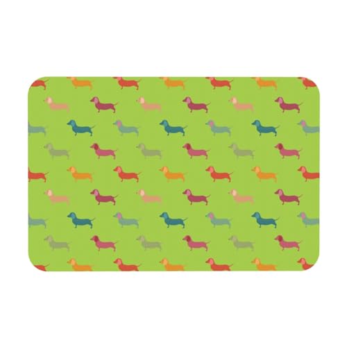 HGFVY Badematte mit niedlichem Dackel-Motiv, Kieselgur, rutschfeste Duschmatte für Küche, Badezimmer, Boden, leicht zu reinigen HGFVY Badematte mit niedlichem Dackel-Motiv, Kieselgur, rutschfeste Duschmatte für Küche, Badezimmer, Boden, leicht zu reinigen von HGFVY