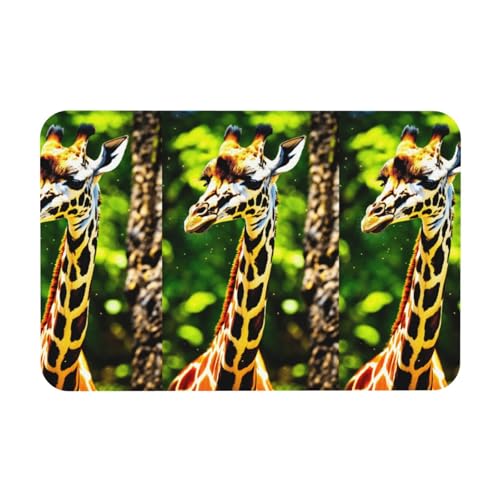 HGFVY Clever Badematte mit Giraffen-Druck, Kieselgur, rutschfeste Duschmatte für Küche, Badezimmer, Boden, leicht zu reinigen HGFVY Clever Badematte mit Giraffen-Druck, Kieselgur, rutschfeste Duschmatte für Küche, Badezimmer, Boden, leicht zu reinigen von HGFVY