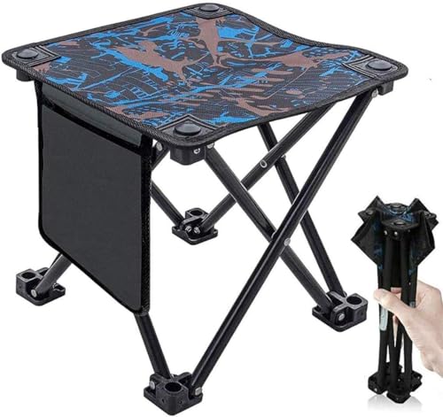 HGJHJJHK Tragbarer Klappcampinghocker, Kleiner Fischerstuhl Faltbare Camping -Footstool Leichte Fischereihocker mit stabilen flachen Füßen HGJHJJHK Tragbarer Klappcampinghocker, Kleiner Fischerstuhl Faltbare Camping -Footstool Leichte Fischereihocker mit stabilen flachen Füßen von HGJHJJHK