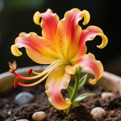 (HGJKYTFCDG) - Lilien/lilium winterhart - Geeignet für Beet & Topf - Winterharte Lilien -2Rhizome-T von HGJKYTFCDG
