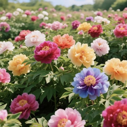 (HGJKYTFCDG) - Pfingstrosen winterhart - Langlebige Sorte für Garten und Terrasse-2Pcs-D von HGJKYTFCDG