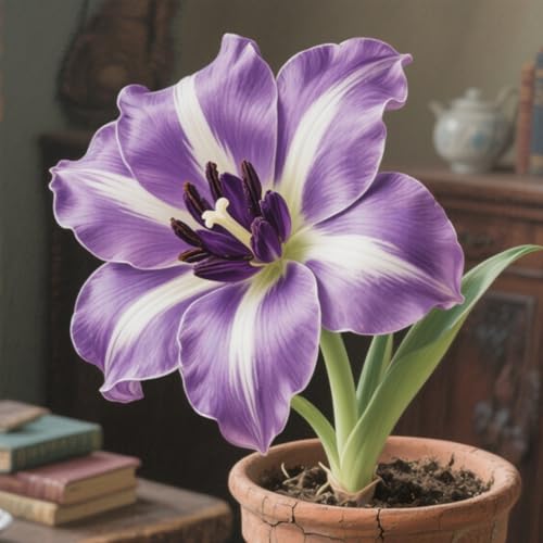 Frostfeste Amaryllis kaufen & Amaryllis winterhart - Geeignet für Beet & Topf - Winterharte amaryllis Set mit ausdauernden-1Zwiebeln-B Frostfeste Amaryllis kaufen & Amaryllis winterhart - Geeignet für Beet & Topf - Winterharte amaryllis Set mit ausdauernden-1Zwiebeln-B von HGJKYTFCDG