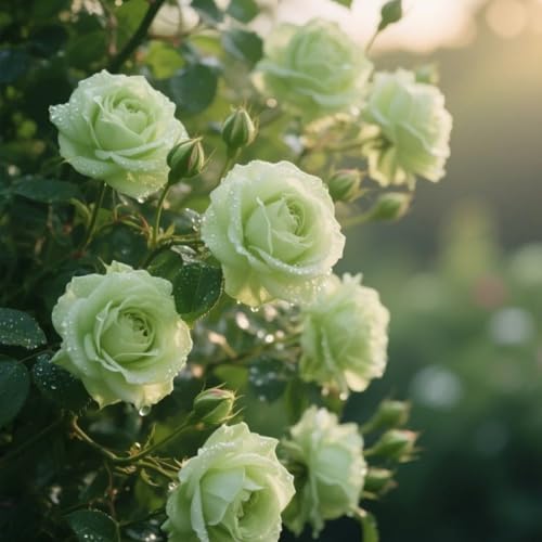Hybride Rosen Winterharte (strauchrose) - Duftende Strauchrosen mit Doppelfärbung - Garten und Balkon-2Rhizome-B von HGJKYTFCDG
