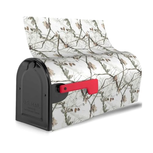 Weißer Baum Tarnung Druck Briefkasten-Abdeckung mit wasserdichtem Tuch magnetische Mailbox Dekor für einfache Installation Weißer Baum Tarnung Druck Briefkasten-Abdeckung mit wasserdichtem Tuch magnetische Mailbox Dekor für einfache Installation von HGKHadc