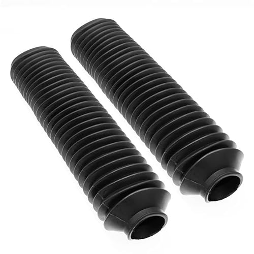 HGNMPGVVTZ Lenkungsdämpfer 1 Paar 310 Mm Motorrad-Vorderradgabel-Staubschutzmanschetten Für Yamaha-Stoßdämpfer(Black) von HGNMPGVVTZ