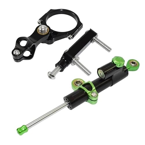 HGNMPGVVTZ Lenkungsdämpfer Für Kawasaki Für V&ersys 650 KLE650 (2015–2022) – Einstellbarer Lenkungsdämpfer-Stabilisatorhalter, Komplettset(3) von HGNMPGVVTZ