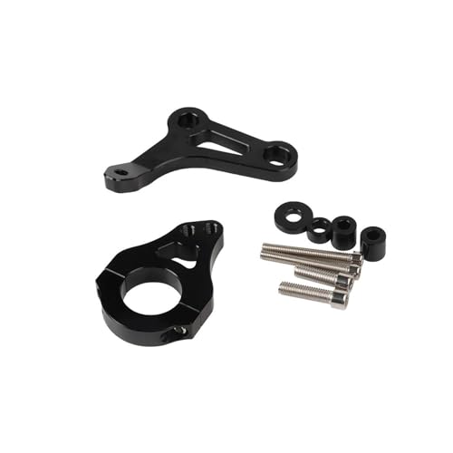 HGNMPGVVTZ Lenkungsdämpfer Für Y&amaha Xmax 300 (2017–2023) Motorrad-Stabilisatordämpfer, Komplette Lenkungshalterung(Only Bracket) von HGNMPGVVTZ