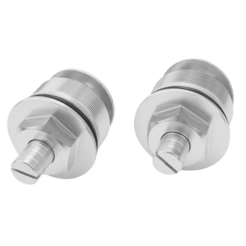 HGNMPGVVTZ Lenkungsdämpfer M32K-41MM Motorrad-Stoßdämpferschraube, Gabelabdeckung, Vorspannungsverstellung, Schrauben Für CB400 (Silber) von HGNMPGVVTZ
