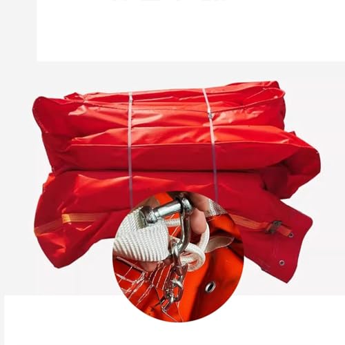 HGOuhK Stück Sandsäcke Barriereflut, PVC-Ölzaun, Flusssee Schützen Sie das Wasser und verhindern Sie Verschmutzung PVC-Float-Typ Ölrückhaltesperre Hochwasserschutzbarrieren(1.5X10M) von HGOuhK