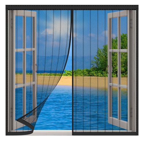 HGPFCB Magnet Fliegengitter Fenster Vorhang für Holz, Eisen, Aluminium Türen und Balkon. Einfache Installation von HGPFCB