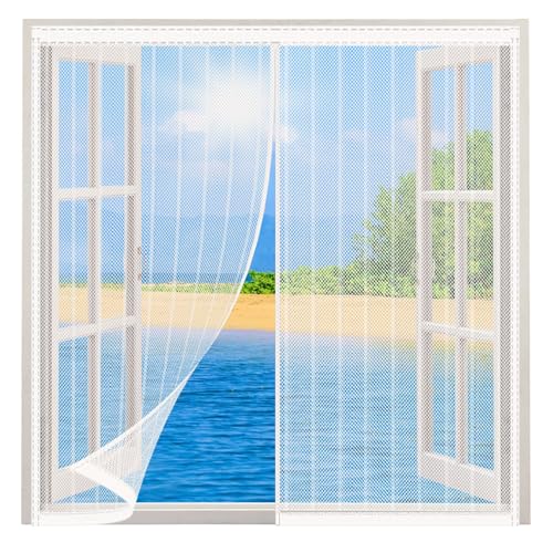 HGPFCB Magnet Fliegengitter Fenster Vorhang für Holz, Eisen, Aluminium Türen und Balkon. Einfache Installation von HGPFCB