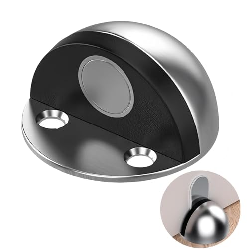 2er Pack Bodentürstopper Aus Edelstahl Magnetischer Türstopper Schalldämpfender Gummipuffer Ovale Am Boden Montierte Halbmond Türstopper Mit Selbstklebenden Pads For Den Innenbereich Schutz 2er Pack Bodentürstopper Aus Edelstahl Magnetischer Türstopper Schalldämpfender Gummipuffer Ovale Am Boden Montierte Halbmond Türstopper Mit Selbstklebenden Pads For Den Innenbereich Schutz von HGPGBMCMZK