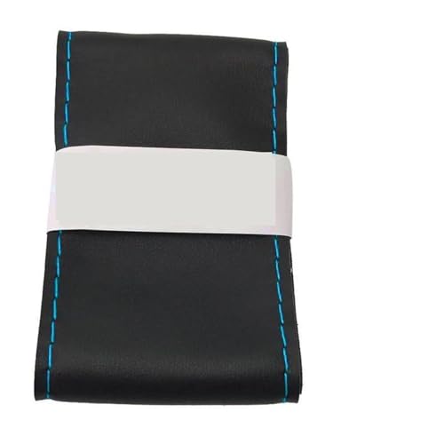 Auto Lenkradbezug 36/40 Cm Weiche Lenkradabdeckung Universal-Griffabdeckung Innenraum Auto-Styling-Zubehör Auto Lenkradschale(40cm black blue 2set) von HGPVPKZAZD