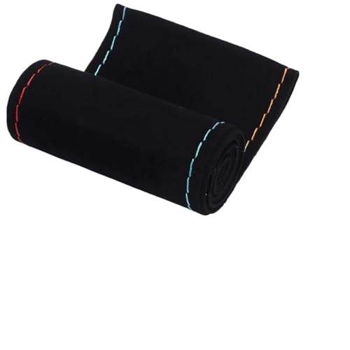 Auto Lenkradbezug Lenkradbezug Auto 38 Cm Geflochtene Auto-Lenkradschutzabdeckung Anti-Rutsch-Innenteile Universal Auto Lenkradschale(Colored line) von HGPVPKZAZD