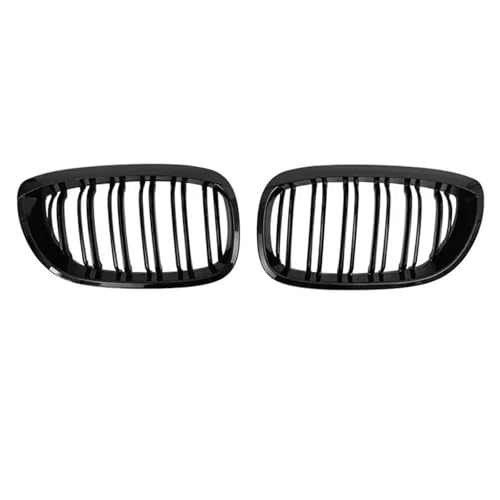 Kühlergrill Vorne Für 3er-Serie Für E46 325i 2-Türer 2002 2003 2004 Racing Grill Double Line Frontstoßstangengrill Frontgrill Rahmen(Double-Glossy Black) von HGPVPKZAZD