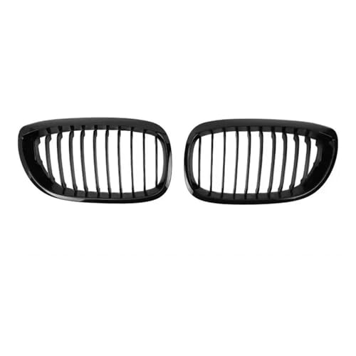 Kühlergrill Vorne Für 3er-Serie Für E46 325i 2-Türer 2002 2003 2004 Racing Grill Double Line Frontstoßstangengrill Frontgrill Rahmen(Single-Glossy Black) von HGPVPKZAZD