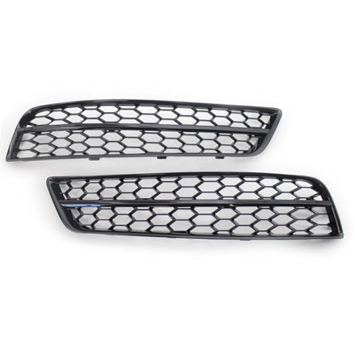 Kühlergrill Vorne Für A3 8P 2009 2010 2011 2012 2013 Chrom Schwarz Auto Front Nebel Licht Grill Abdeckung Trim Grill Frontgrill Rahmen(Black) von HGPVPKZAZD